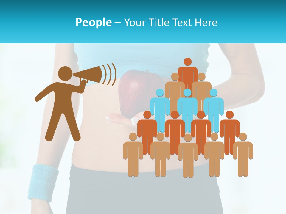 Fitness And Apple PowerPoint Template