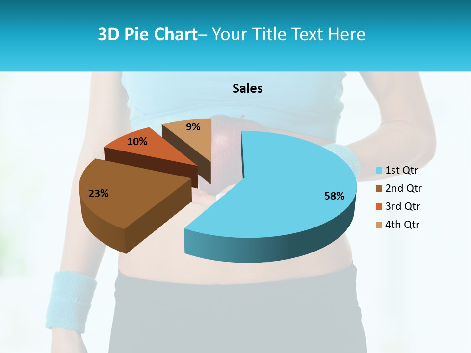 Fitness And Apple PowerPoint Template
