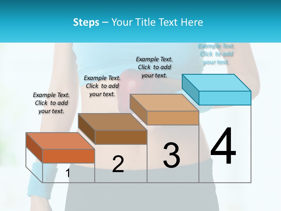 Fitness And Apple PowerPoint Template
