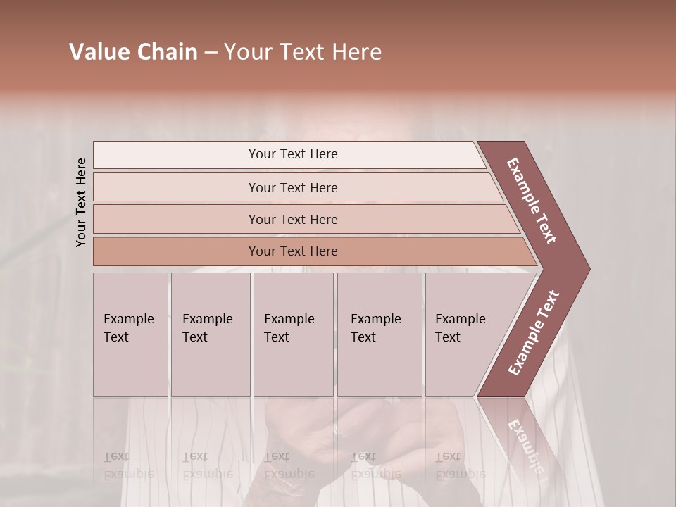 Grandpa With Phone PowerPoint Template