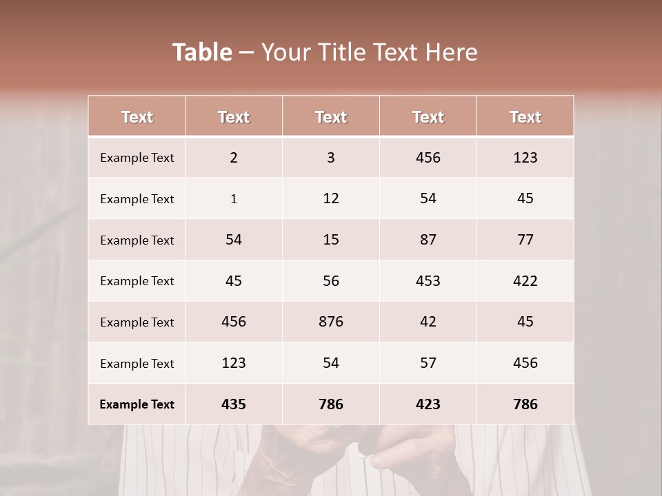 Grandpa With Phone PowerPoint Template