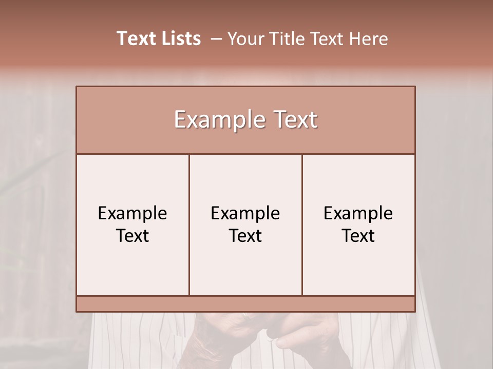 Grandpa With Phone PowerPoint Template