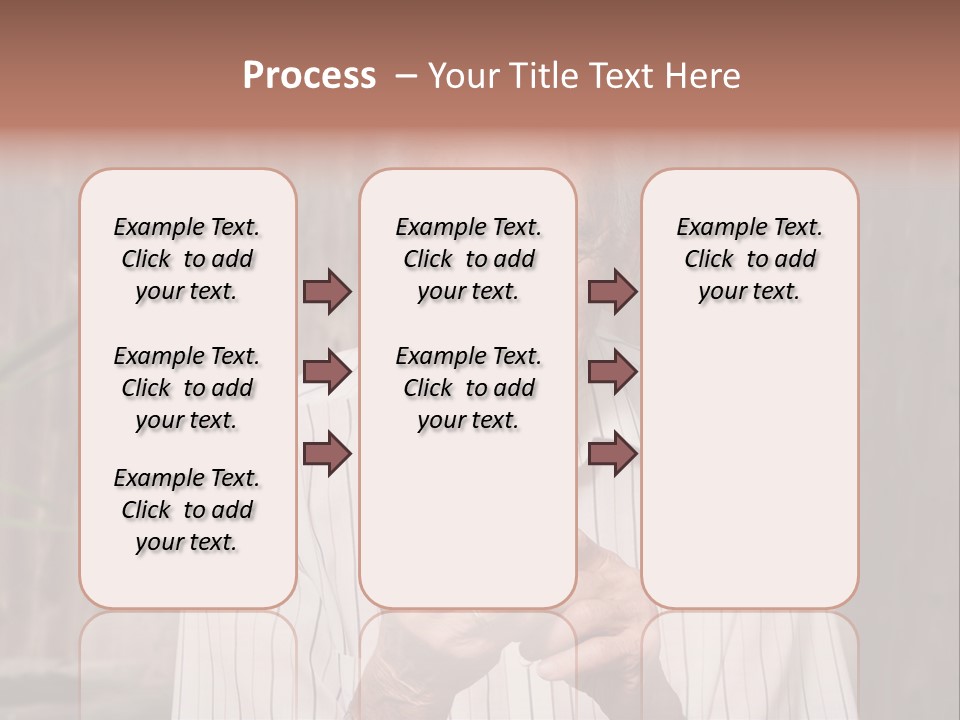 Grandpa With Phone PowerPoint Template