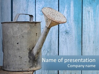 Watering Can PowerPoint Template
