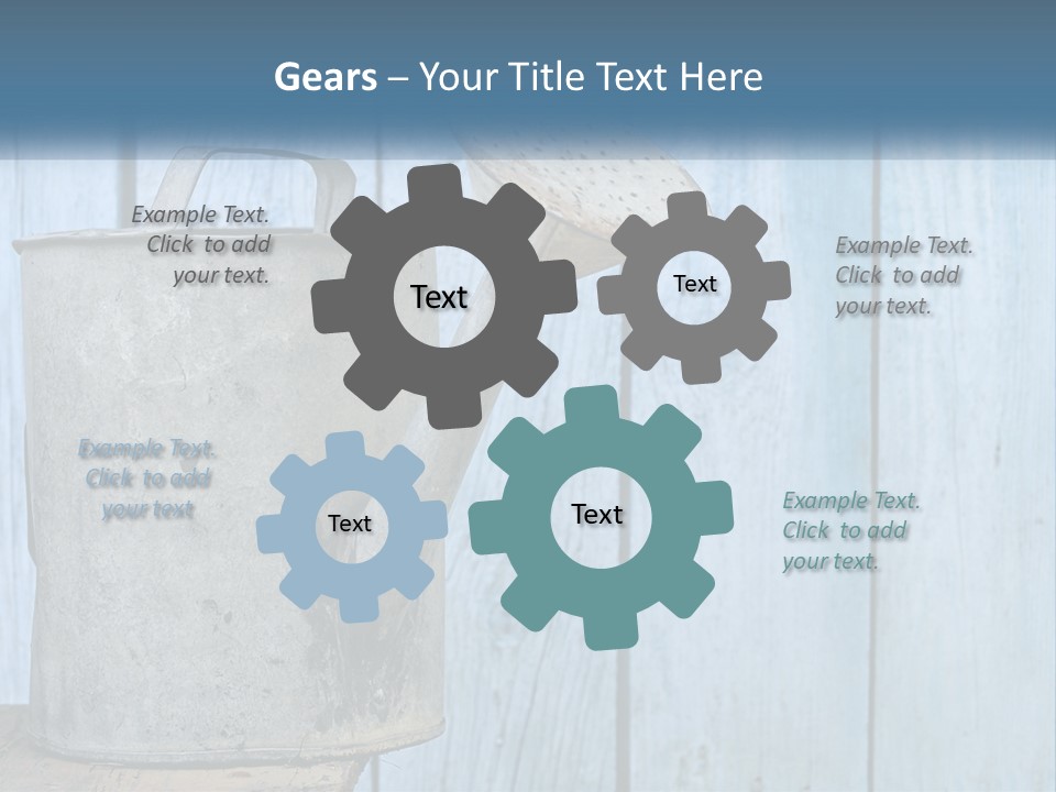 Watering Can PowerPoint Template