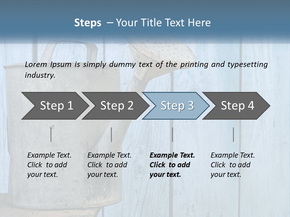 Watering Can PowerPoint Template