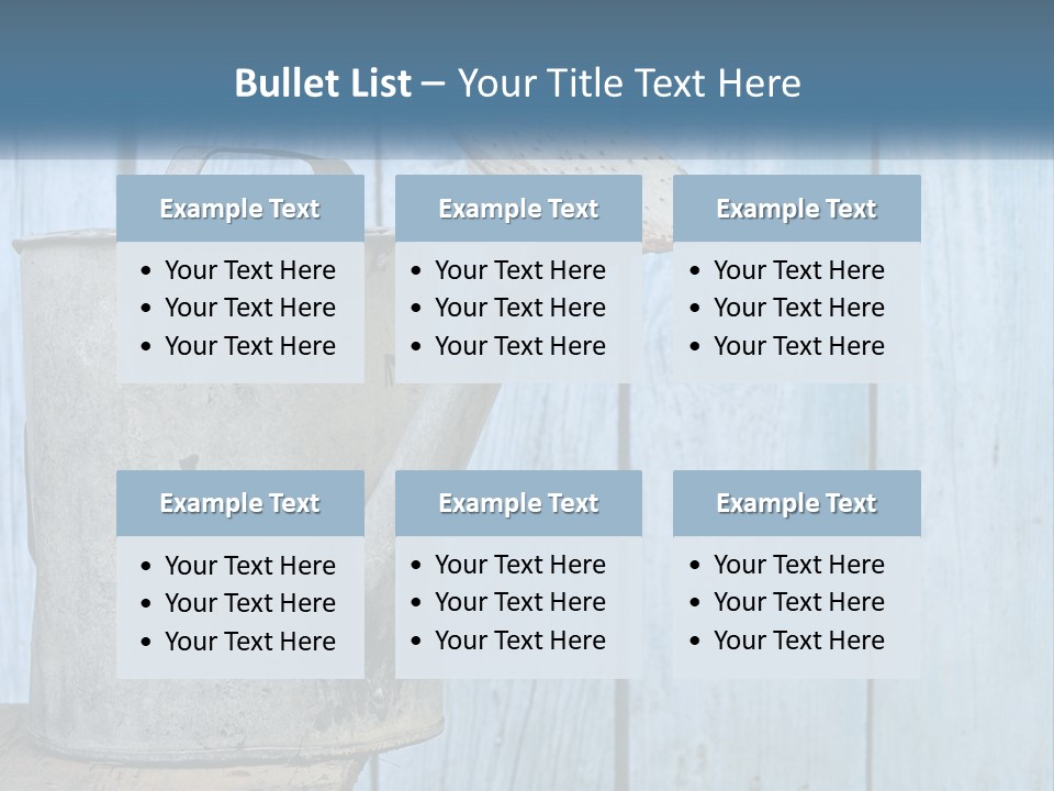 Watering Can PowerPoint Template
