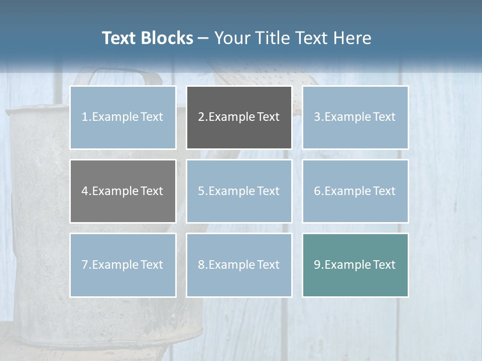 Watering Can PowerPoint Template