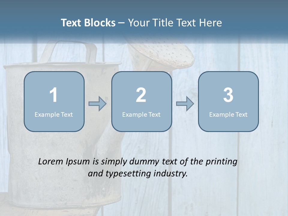 Watering Can PowerPoint Template