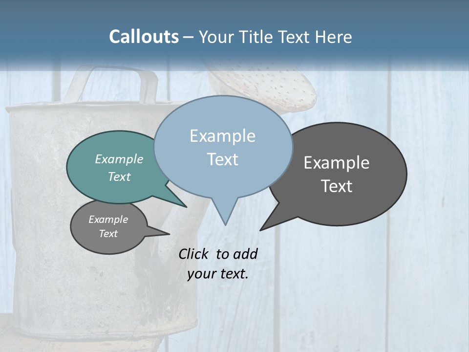 Watering Can PowerPoint Template