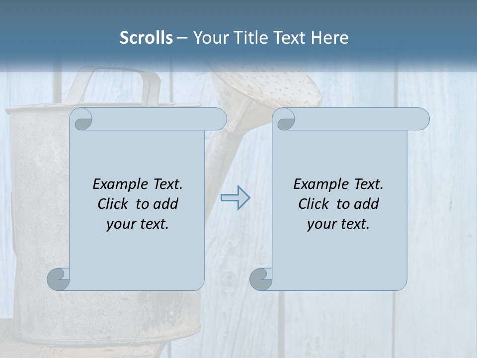 Watering Can PowerPoint Template