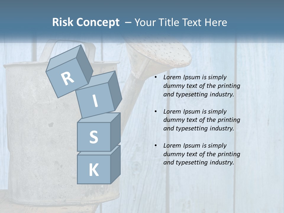 Watering Can PowerPoint Template