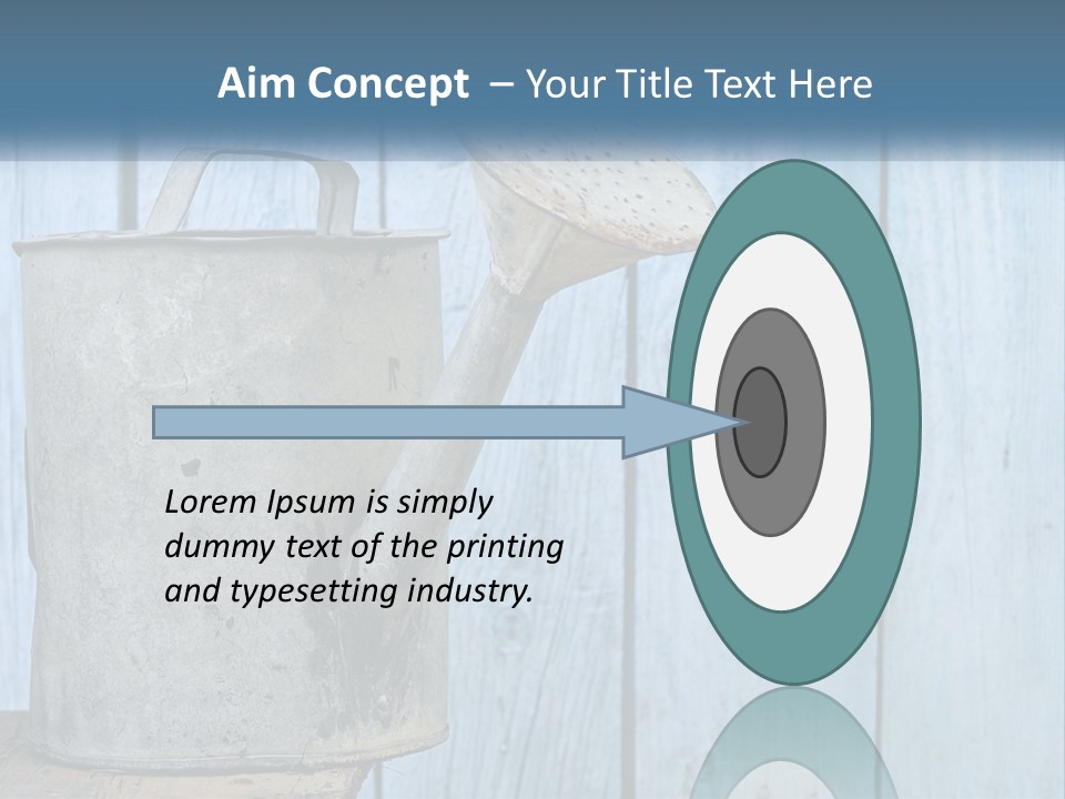 Watering Can PowerPoint Template