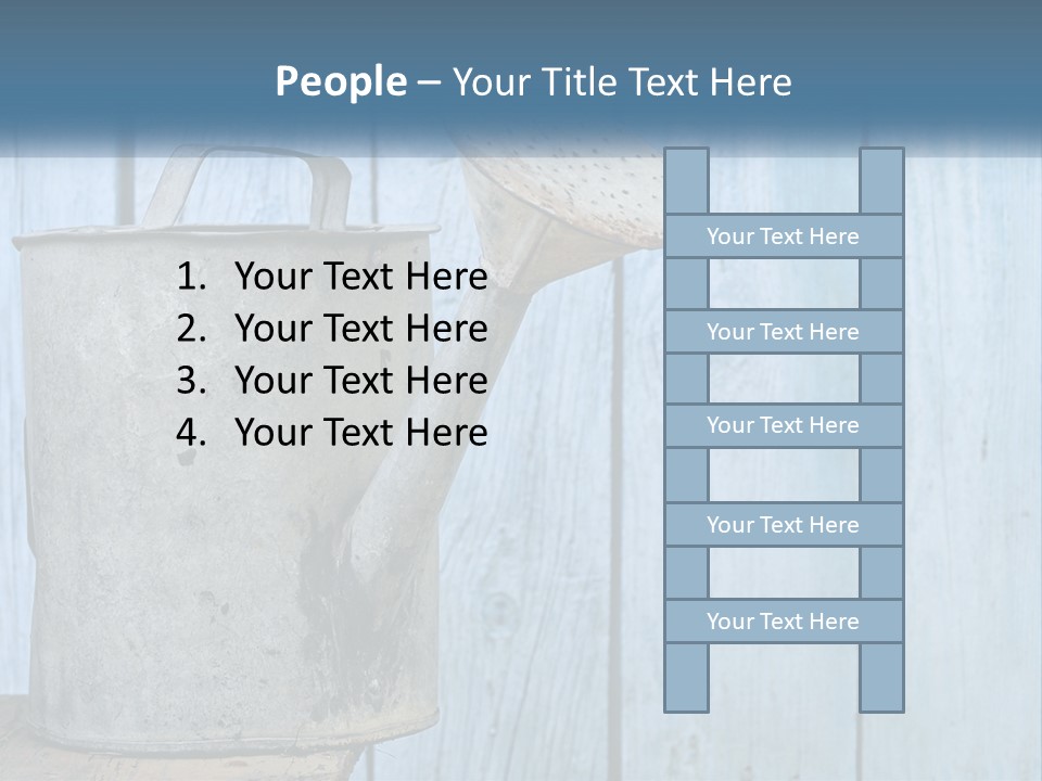 Watering Can PowerPoint Template