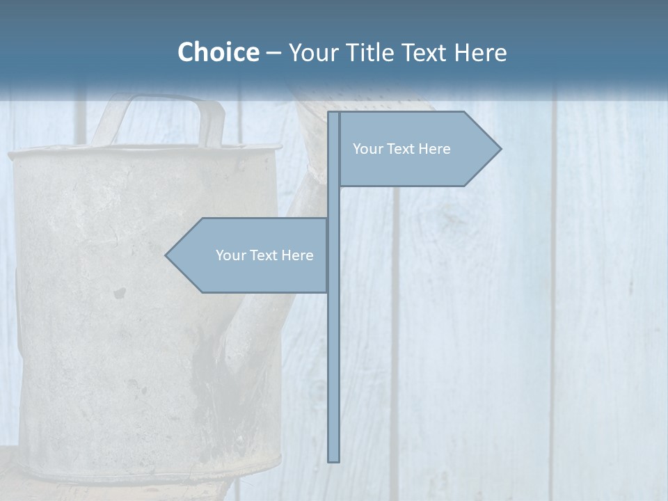 Watering Can PowerPoint Template
