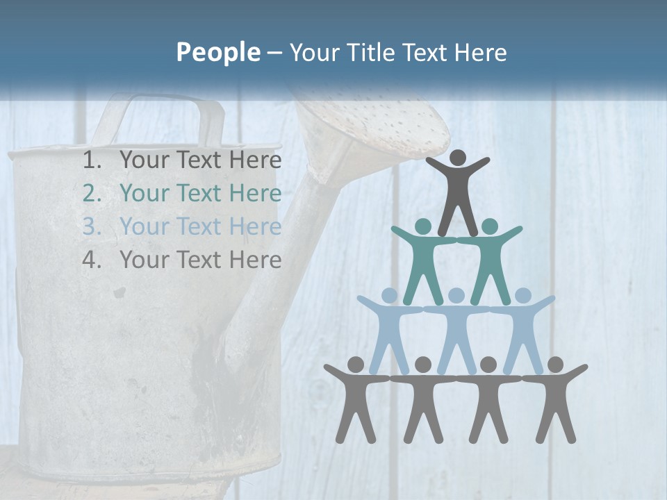 Watering Can PowerPoint Template