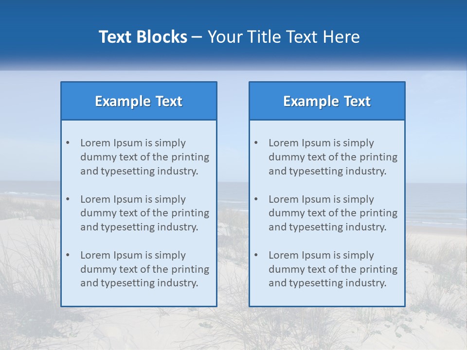 Man And Girl With Bicycles On The Seashore PowerPoint Template