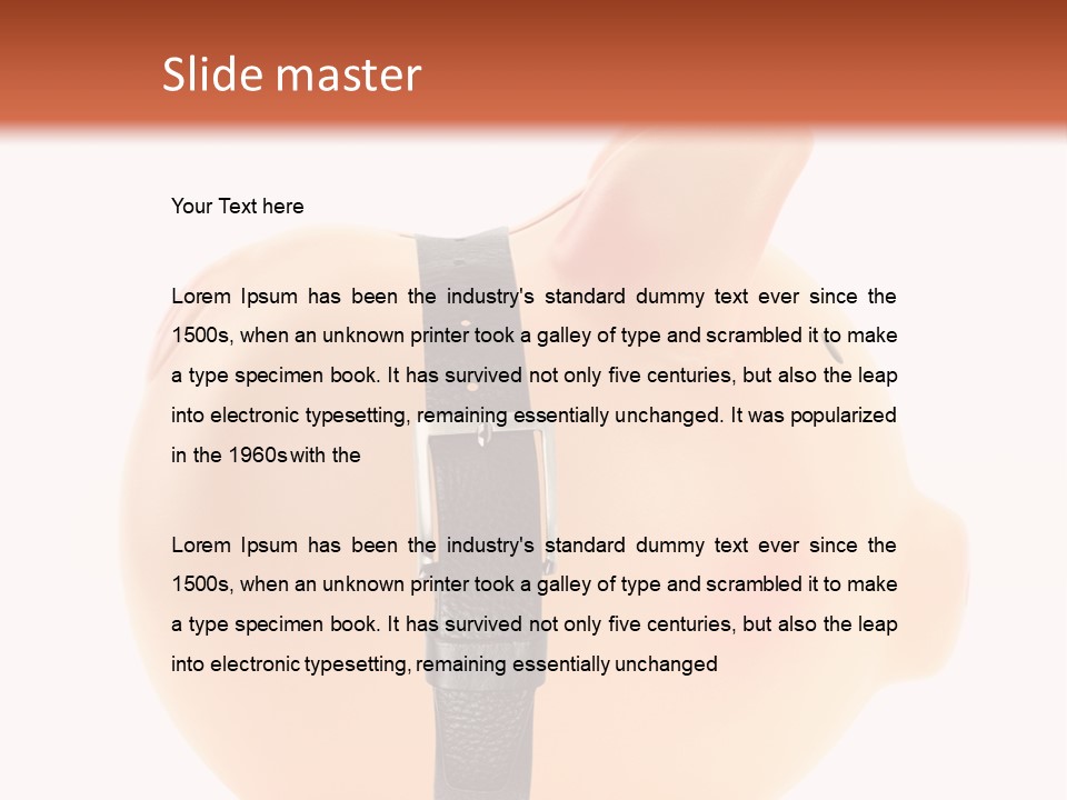 Piggy Bank PowerPoint Template