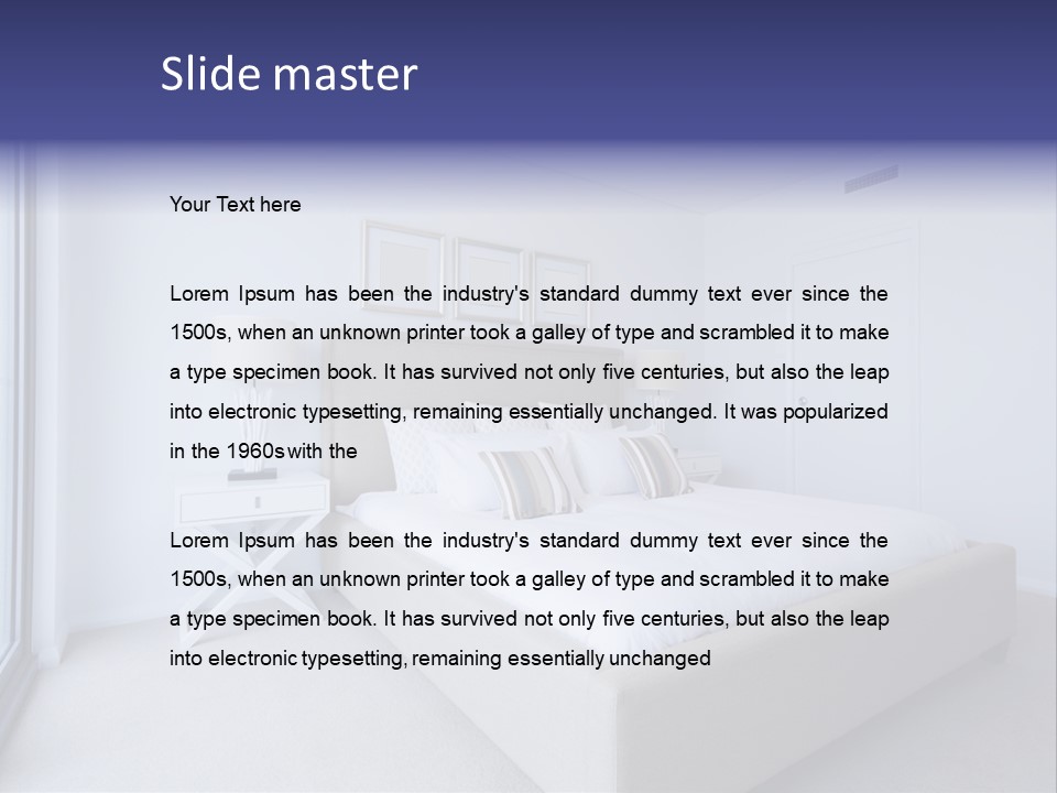 Bed PowerPoint Template