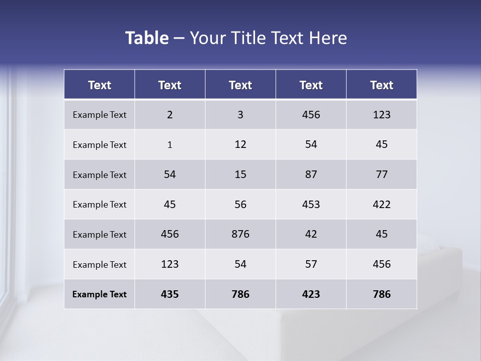 Bed PowerPoint Template