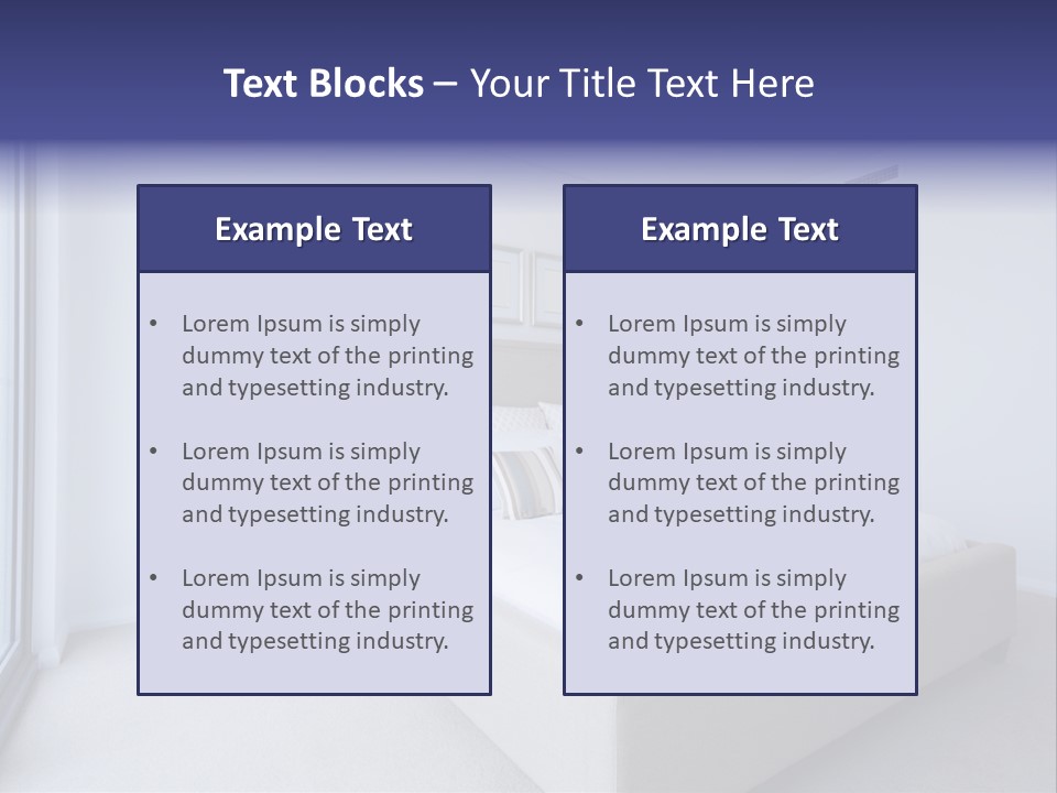 Bed PowerPoint Template