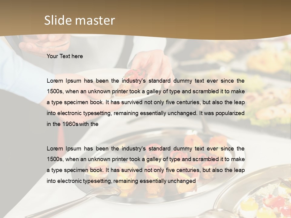 Buffet PowerPoint Template