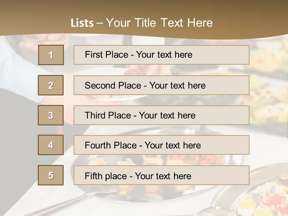 Buffet PowerPoint Template