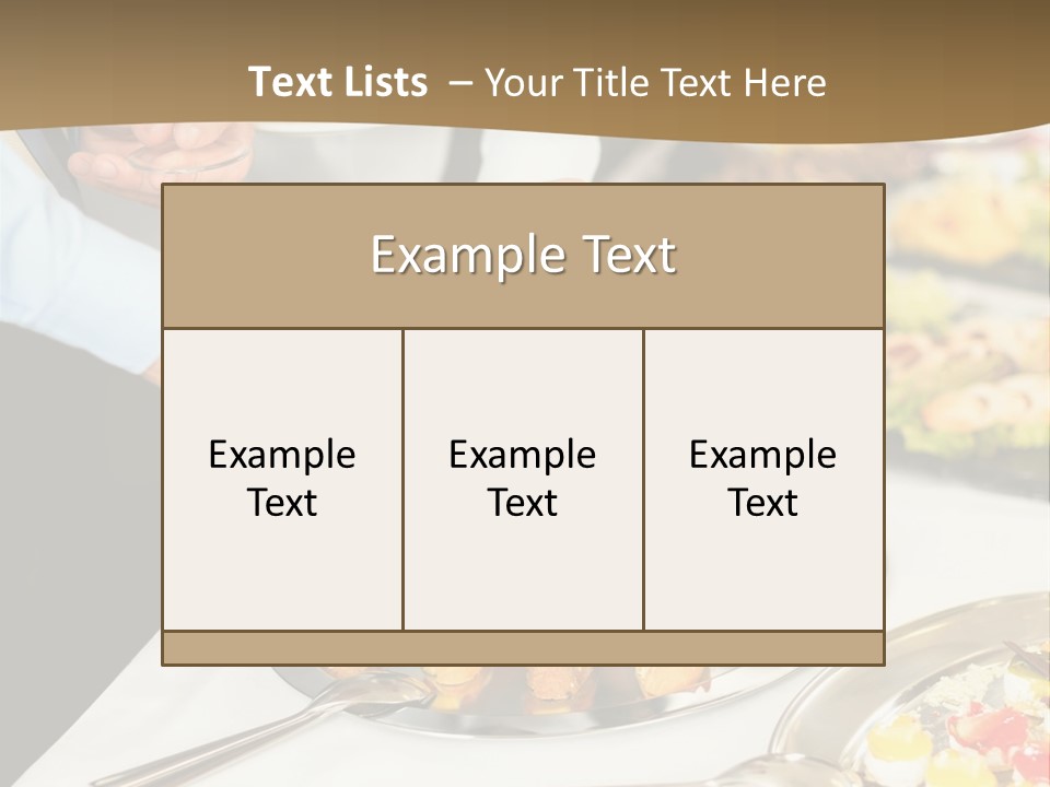 Buffet PowerPoint Template