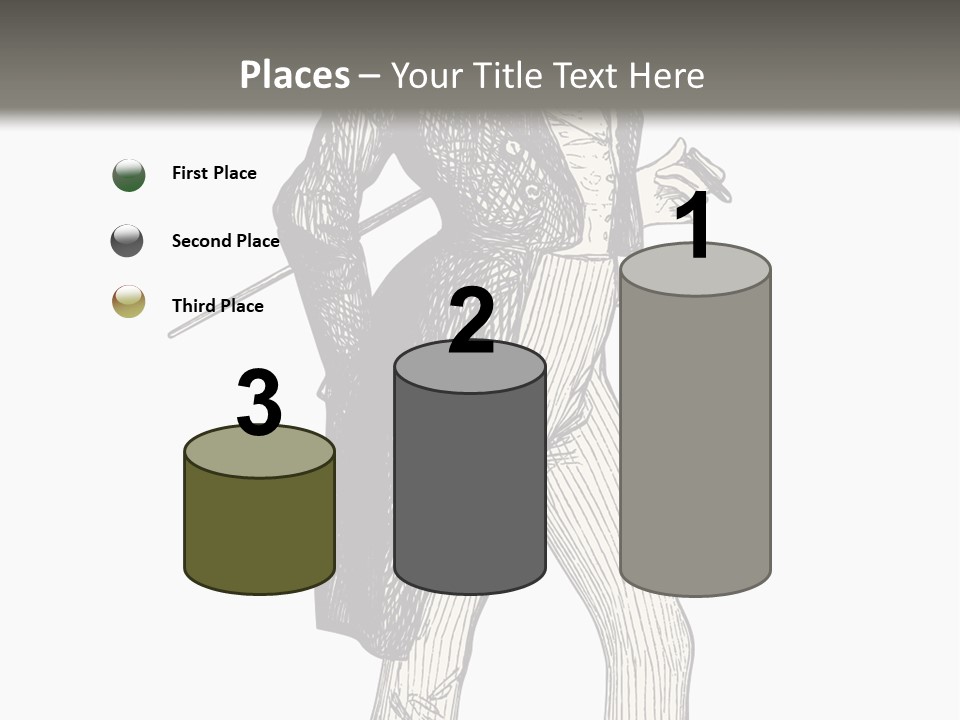 Man With Hat PowerPoint Template