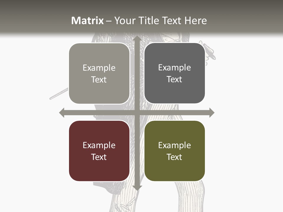 Man With Hat PowerPoint Template