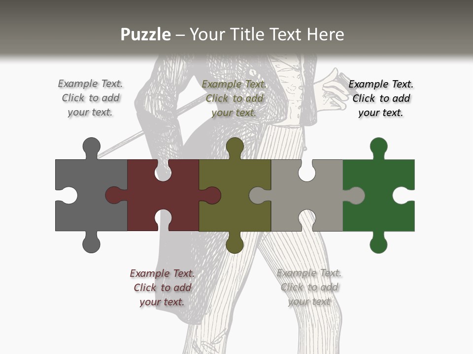 Man With Hat PowerPoint Template