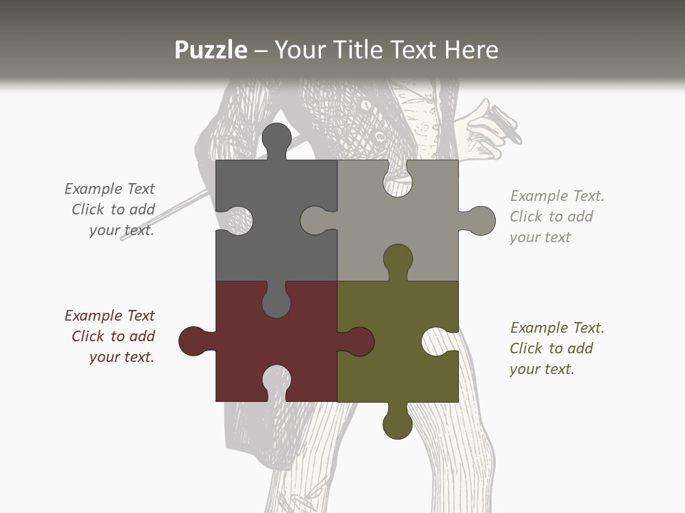 Man With Hat PowerPoint Template