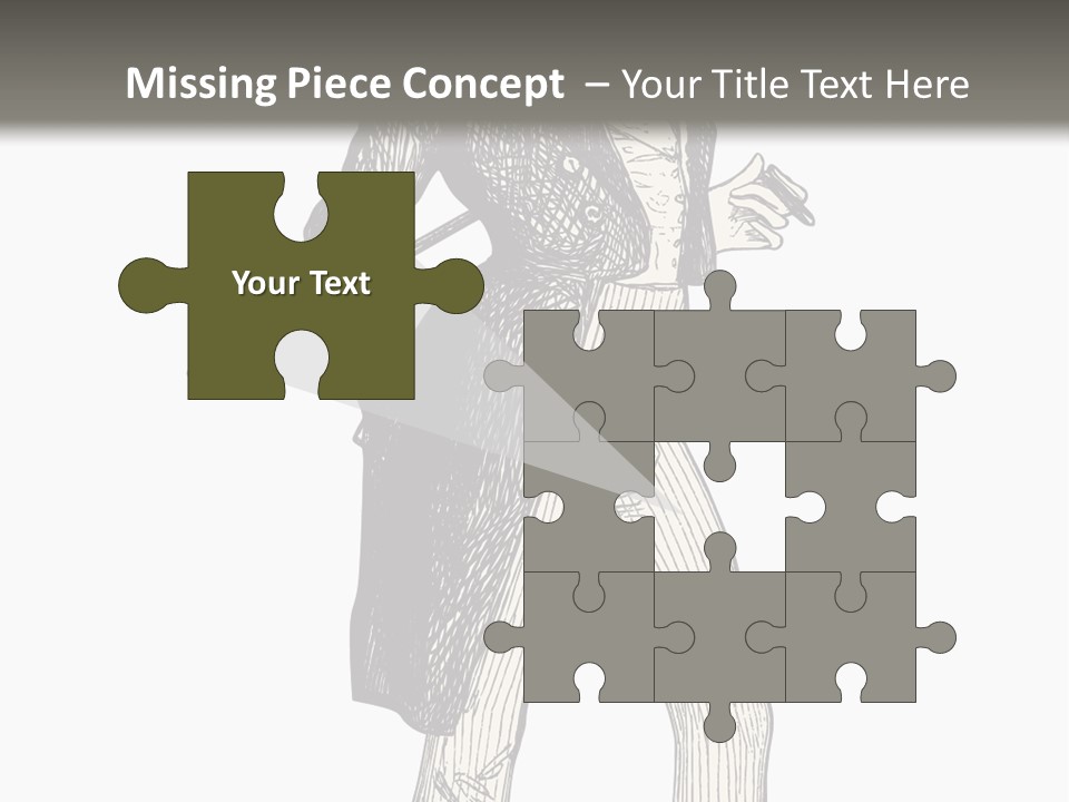 Man With Hat PowerPoint Template