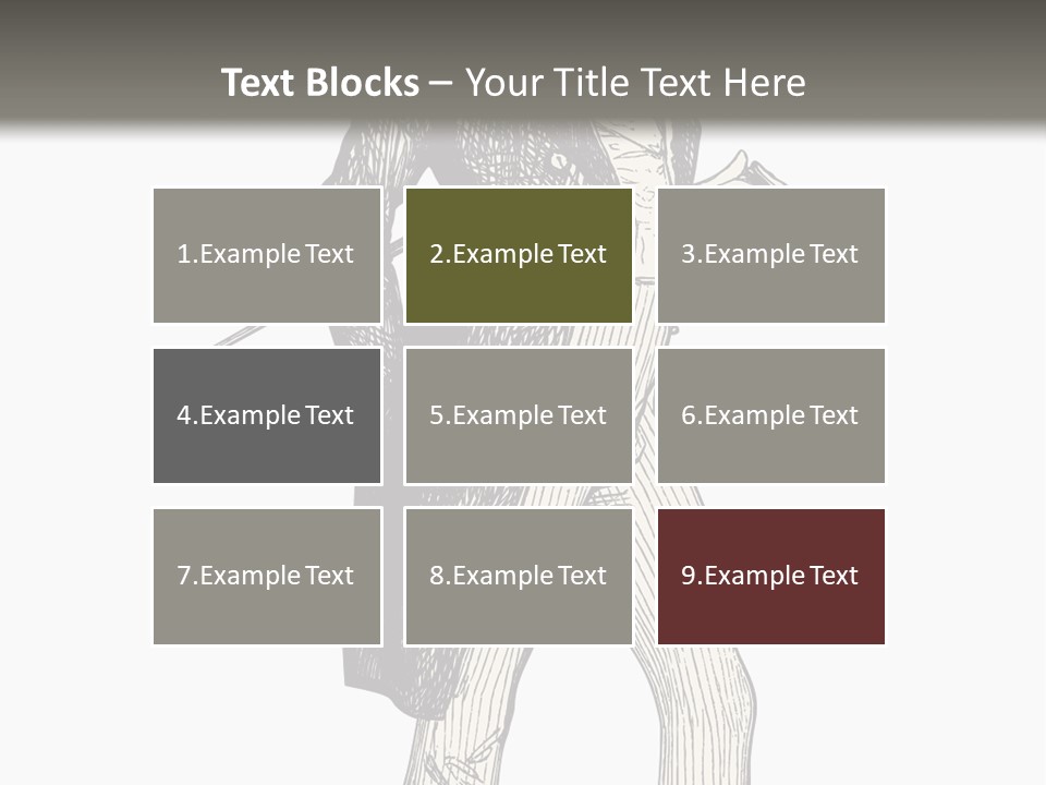 Man With Hat PowerPoint Template