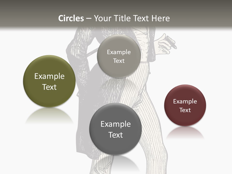 Man With Hat PowerPoint Template