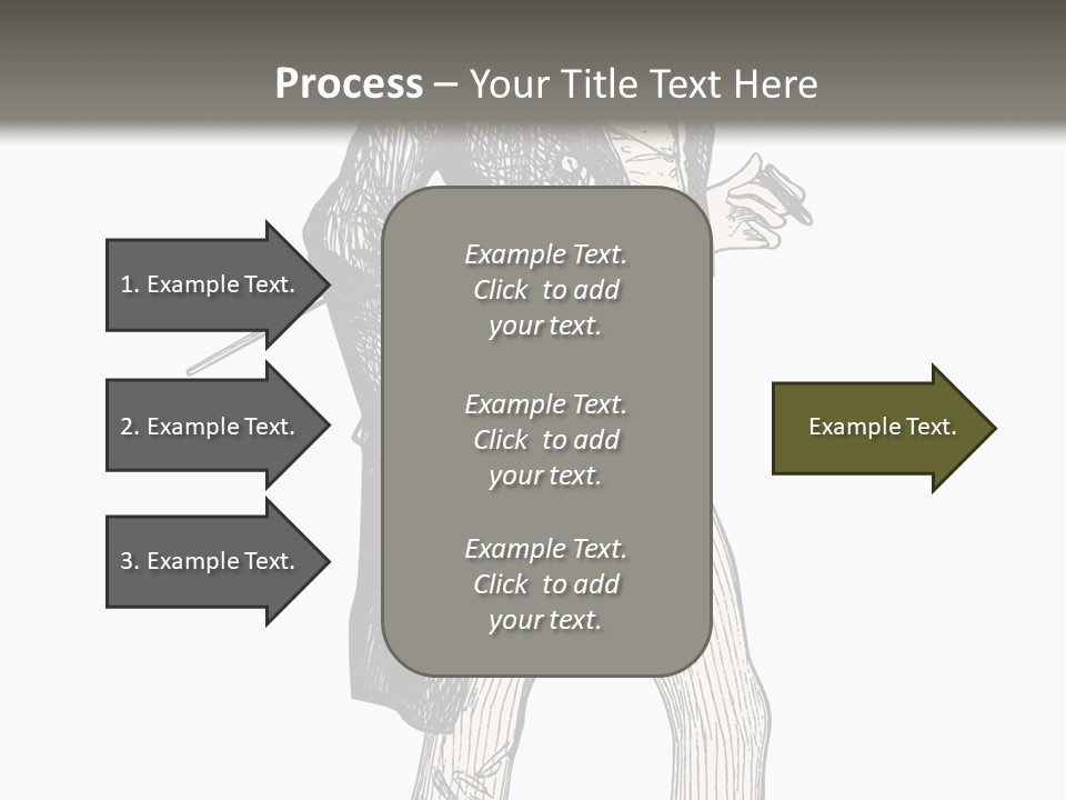 Man With Hat PowerPoint Template
