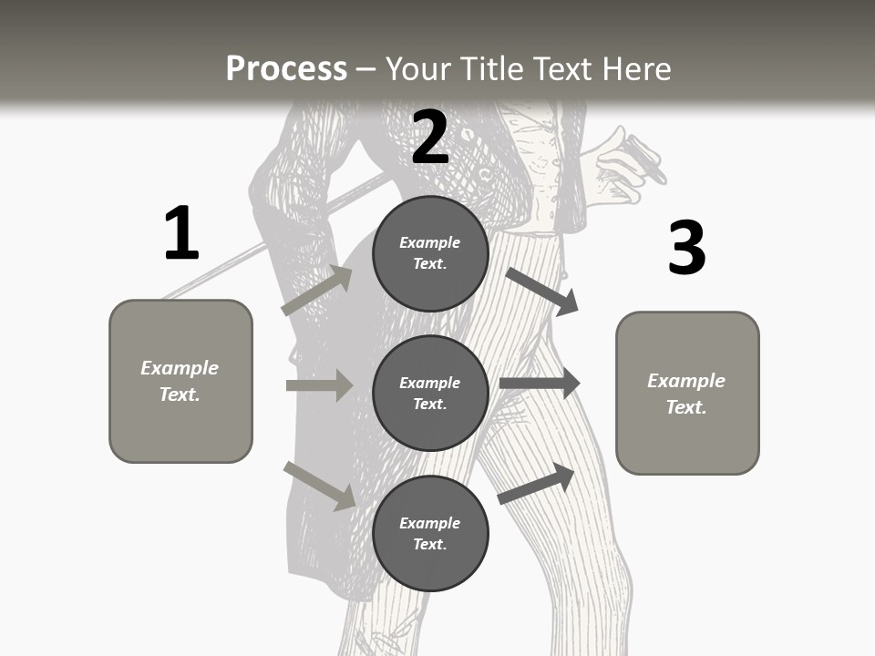 Man With Hat PowerPoint Template