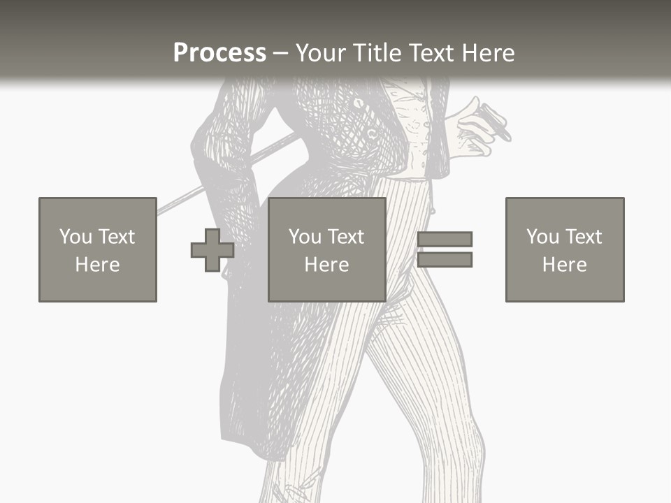 Man With Hat PowerPoint Template