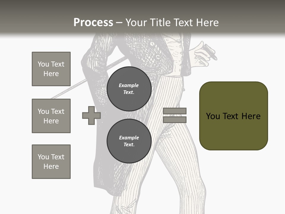 Man With Hat PowerPoint Template