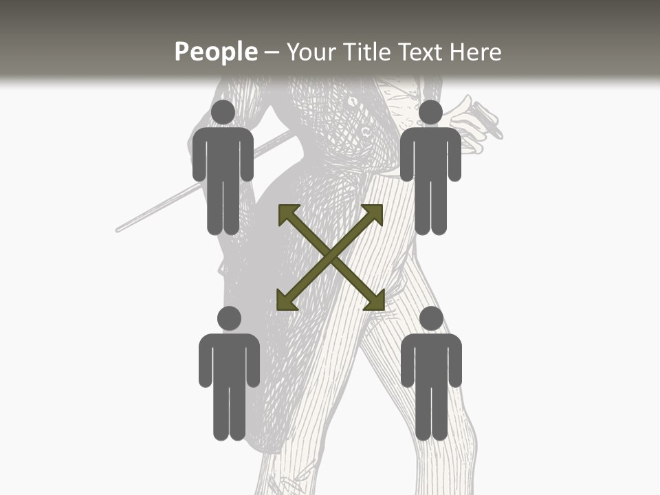 Man With Hat PowerPoint Template