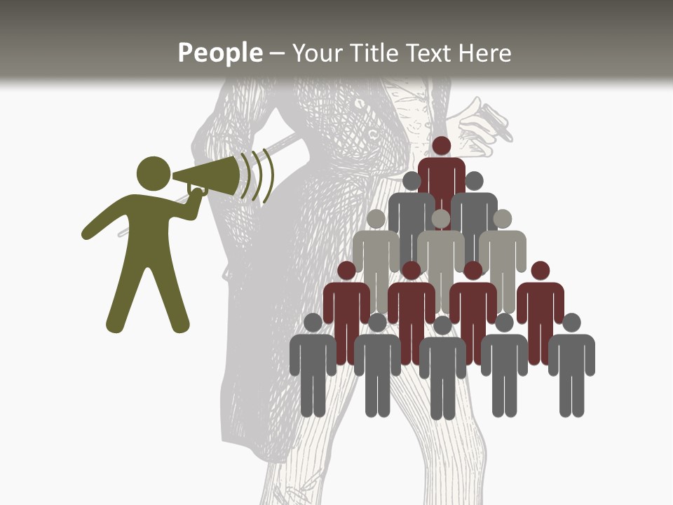 Man With Hat PowerPoint Template