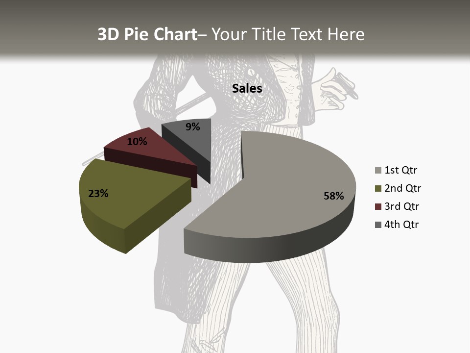 Man With Hat PowerPoint Template