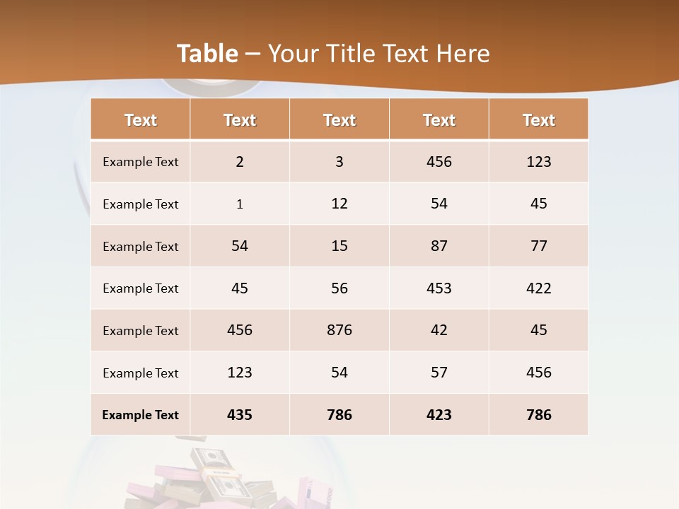 Clock Is Money PowerPoint Template