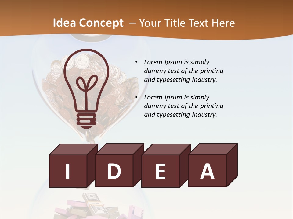 Clock Is Money PowerPoint Template