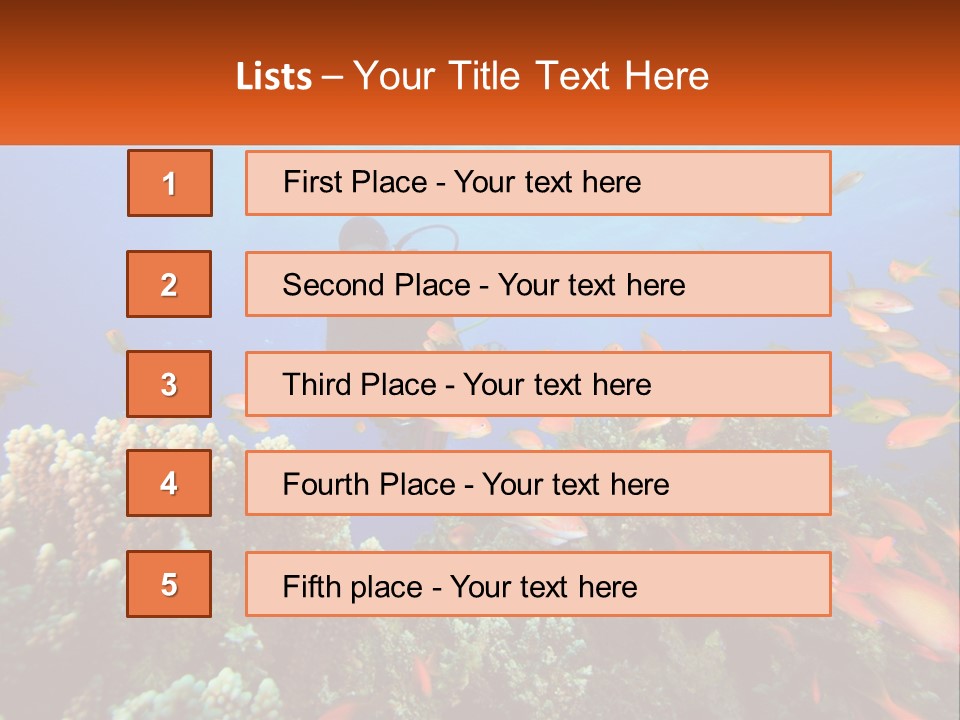 Scuba Diver PowerPoint Template