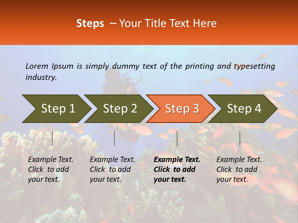 Scuba Diver PowerPoint Template