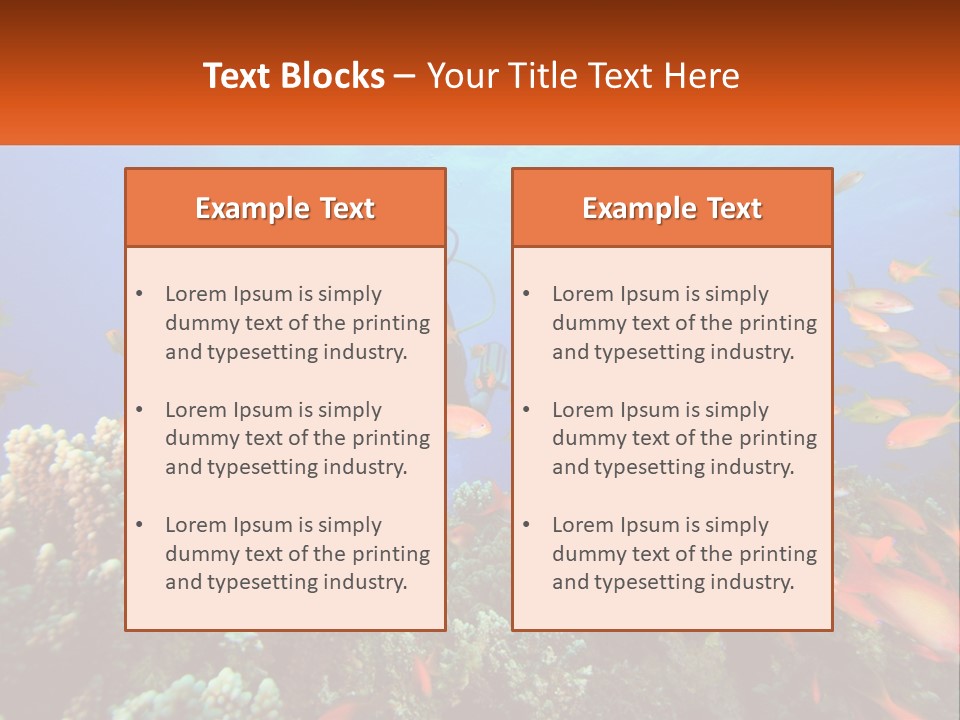 Scuba Diver PowerPoint Template
