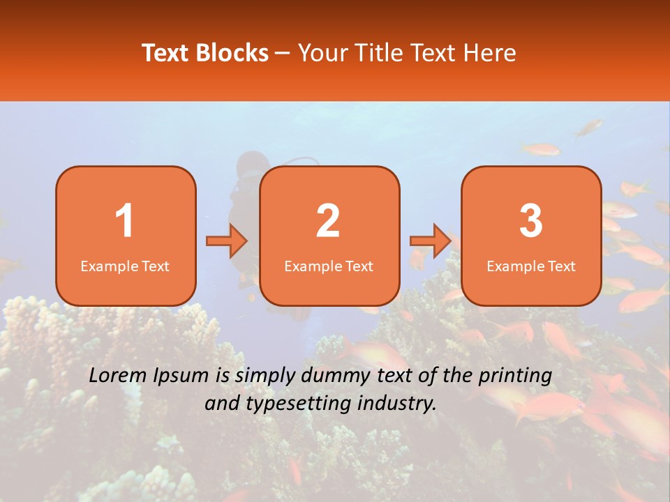 Scuba Diver PowerPoint Template