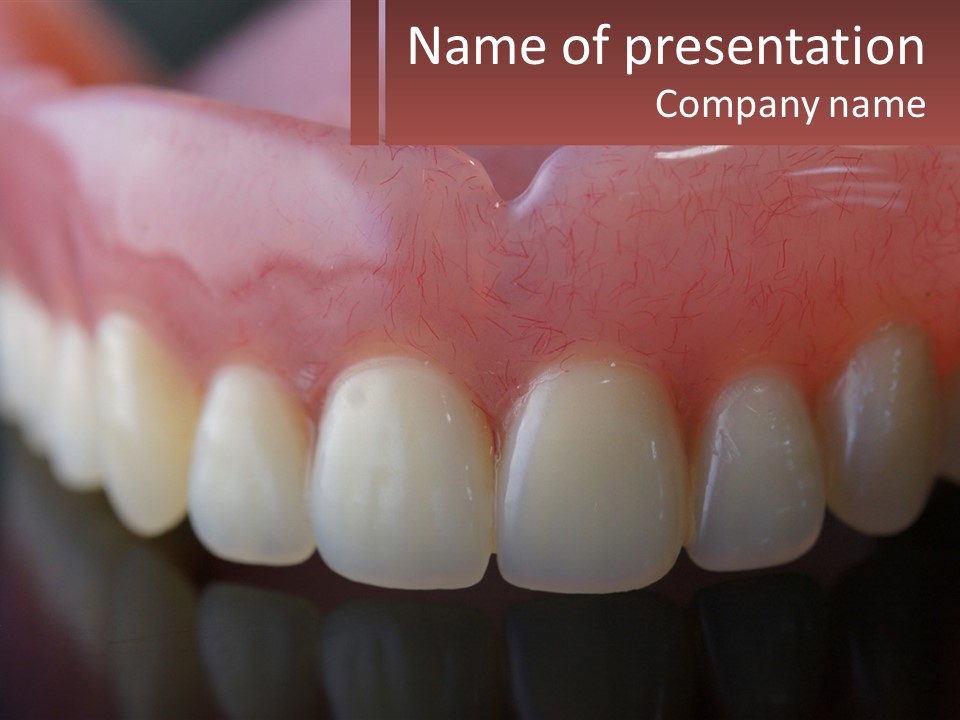 False Jaw PowerPoint Template