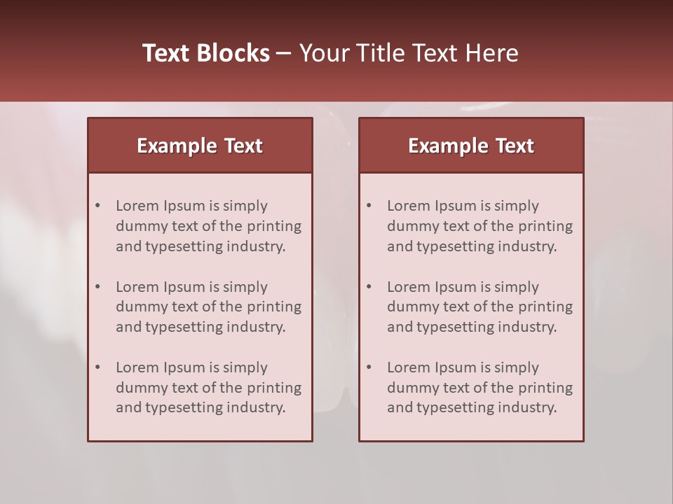 False Jaw PowerPoint Template